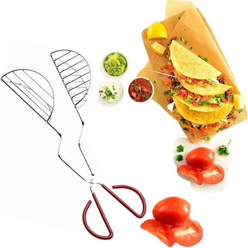 Vista 7 de Taco Maker Press Frito Taco Shells Molde Crisp Freidora Herramientas de Cocina Gadgets