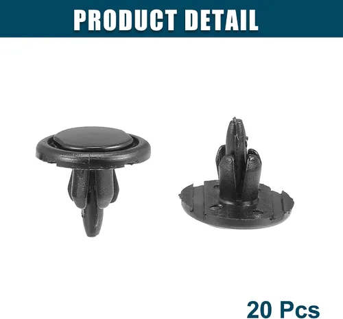 Vista 6 de ACROPIX Clips de repuesto para guardabarros para Toyota Avalon, paquete de 20, color negro