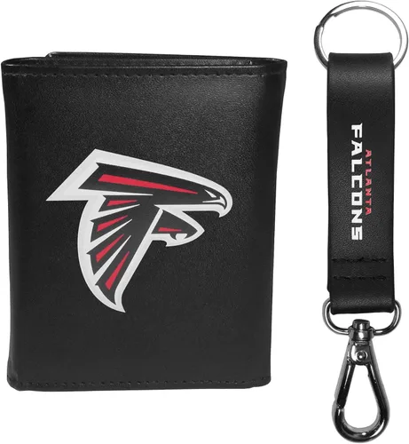 Vista 23 de Siskiyou Sports NFL unisex Tri-fold Wallet & Strap Key Chain