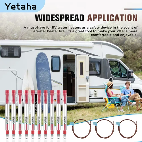 Vista 6 de Yetaha Paquete de 10 piezas de repuesto para calentador de agua para autocaravana Atwood 93866, piezas de fusible térmico para calentadores de agua