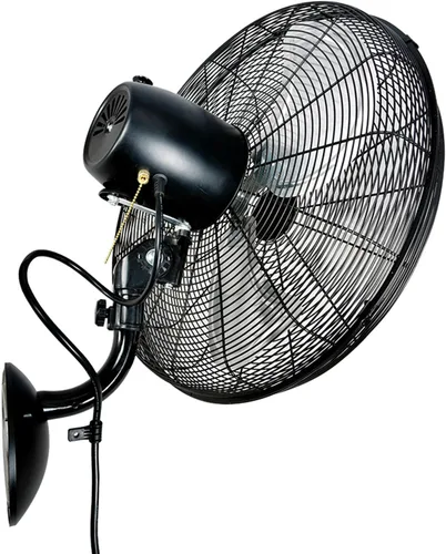 Vista 2 de Global Industrial Ventilador oscilante industrial montado en la pared de 20", 5,250 CFM, 1/6 HP