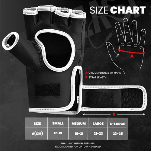 Vista 5 de BEAST RAGE Guantes de artes marciales para hombres y mujeres, guantes de artes marciales para combate, palma ventilada, cuero vegano, lucha