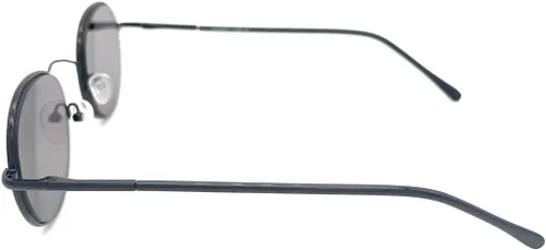 Vista 4 de The Hippie Round Sun Reader, gafas de lectura de metal funky, tramposos para hombres y mujeres