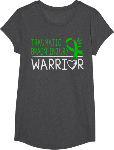 Vista 38 de Camiseta de lesión intracraneal - Camiseta de conciencia TBI, Negro, S