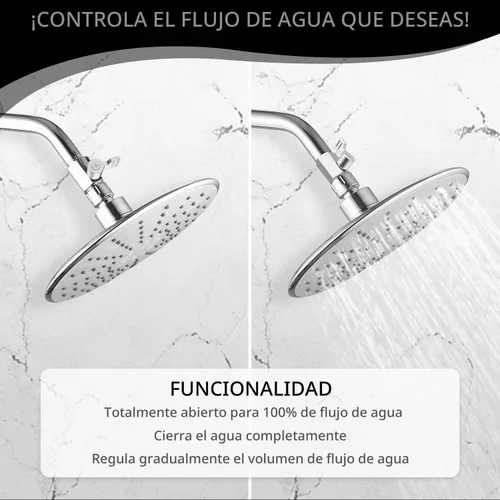 Vista 6 de Válvula de cierre del cabezal de ducha,304 Acero inoxidable 1/2 "Mini válvula de bola NPT Thread,Válvula de control de flujo de cabezal de ducha