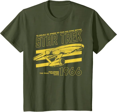 Vista 12 de Star Trek: The Original Series Enterprise '66 Collegiate Camiseta Negro