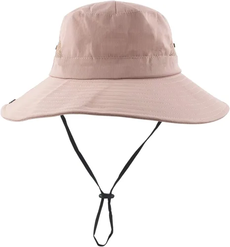 Vista 2 de Sombrero de sol para mujer con protección UV, malla plegable, ala ancha, sombrero de pesca para playa