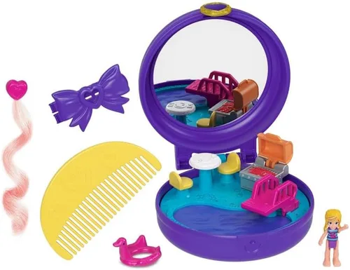 Vista 2 de Mattel Clip de piscina y peine Polly Pocket Compact
