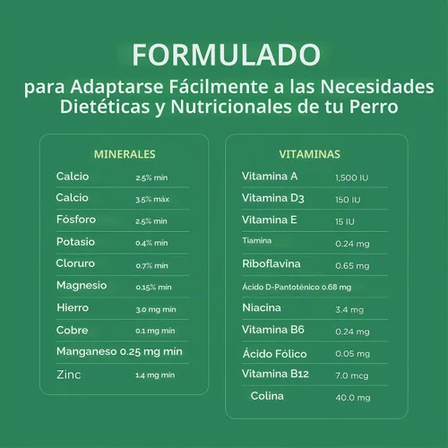 Vista 6 de Plus Suplemento multivitamínico y mineral para perros con necesidades nutricionales especiales, tableta masticable, botella de 60 unidades 20
