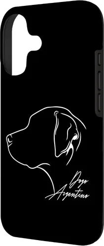 Vista 2 de Funny Proud Dogo Argentino Profile Dog Mom Dog Dog Case para iPhone 17