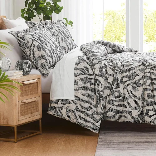 Vista 13 de Southshore Fine Living, Inc. Juego de funda de edredón tamaño extra grande individual/XL, ropa de cama de microfibra cepillada premium de fácil