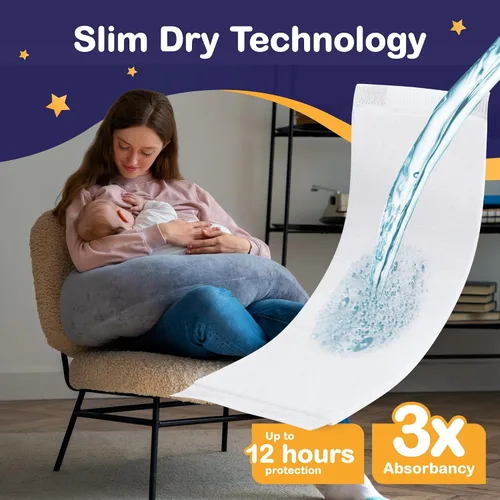 Vista 8 de Dimples Booster Pads, insertos para doblar pañales para bebé con adhesivo, 1 tamaño para todos los pañales, aumenta la absorción, no más fugas