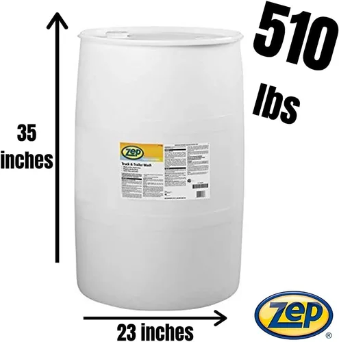 Vista 8 de Zep Lavado Premium para Camiones y Remolques - 55 Galones (Un Tambor) 1041625 - Resistencia Profesional, Líquido