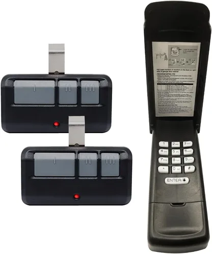 Vista 12 de para Teclado de Apertura de Garaje 877LM, Compatible con Apertura Craftsman/Liftmaster/Chamberlain Producido desde 1993, Entrada Inalámbrica sin