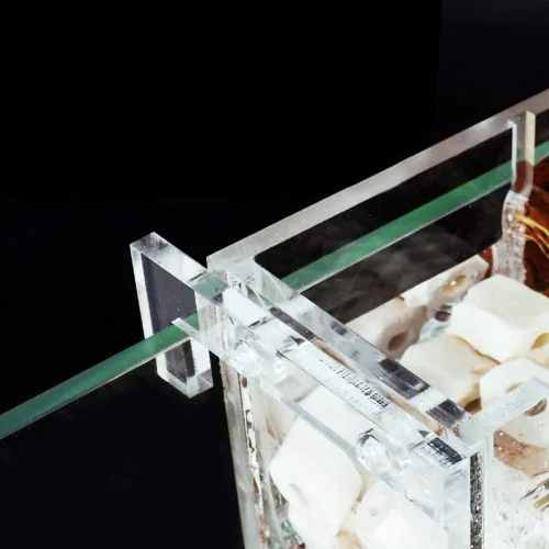 Vista 7 de Caja de filtro de tanque de peces de acrílico de 6 rejillas, caja de filtro de agua para acuario externo, caja de filtro de acrílico transparente
