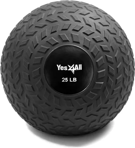 Vista 24 de Yes4All - Pelota de golpe rellena de arena para entrenamiento de fuerza Negro