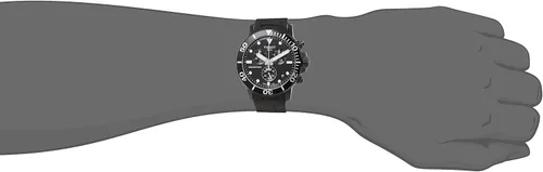 Vista 2 de Tissot Seastar - Reloj casual de acero inoxidable 6601000 para hombre color negro T1204173705102 Negro Cronógrafo reloj de buceo