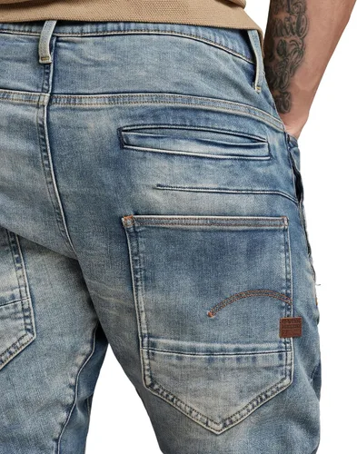 Vista 3 de G-Star Raw D-STAQ 3D Superslim Jean para hombre en pista superelástica