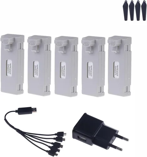 Vista 9 de RC Drone Battery for E88 E99 E88PRO E525 E99PRO, K3 3.7V 6500Mah Quadcopter Helicopter Mini Drone Battery(1pcs 6500mah e88)