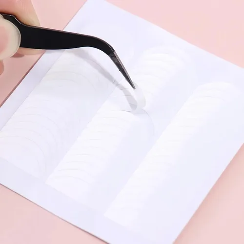Vista 4 de 2880 piezas de puntas francesas, plantillas de uñas, diseño de uñas en forma de luna, calcomanías autoadhesivas para uñas francesas, tiras