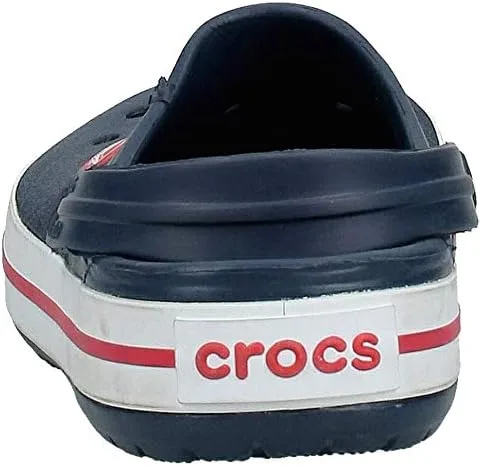 Vista 3 de Crocs - Zuecos Crocband para hombre y mujer, azul