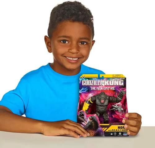 Vista 6 de Godzilla x Kong - Guante Kong de 6 pulgadas con B.E.A.S.T. de Playmates Toys
