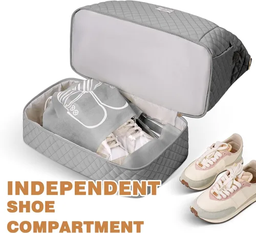 Vista 5 de Bolsos Weekender para mujer, Gris