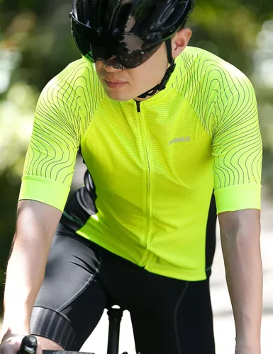 Vista 2 de INBIKE Ciclismo Jersey hombres transpirable bicicleta camisa de secado rápido reflexivo bicicleta ropa para ciclismo de carretera equitación
