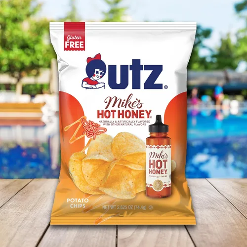 Vista 7 de Utz® Mike's Hot Honey - Papas fritas con sabor a miel; 2.625 onzas, 14