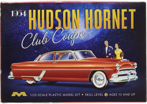Vista 2 de 1954 Hudson Hornet Club Coupe 1:25 Kit de modelo a escala 1:25