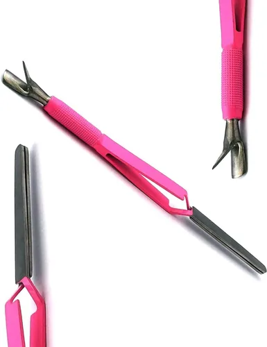Vista 3 de DDP Herramienta acrílica para pinzas de uñas, multifunción, varita mágica y rosa