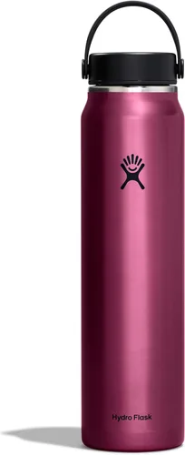Vista 21 de Hydro Flask 24 Oz Botella de agua de la serie Trail ligera con tapa Flex ancha Obsidian - Botella de agua para senderismo