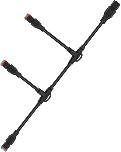 Vista 13 de Juego de extensión de arnés de cableado universal 2 en 1 de 2 pies Deutsch DT DTP, adaptador de cableado de 2 pines Plug and Play DT para barra