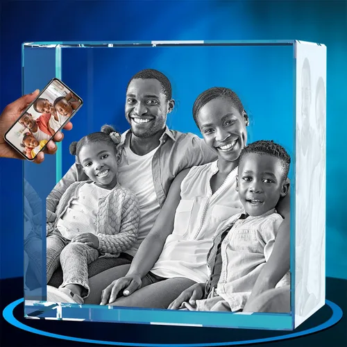 Vista 12 de ArtPix 3D Foto de Cristal, Regalos Personalizados de Navidad para Mujeres, Esposa, Ella, Él, Hombres, Esposo, Abuela, Gran Regalo Personalizado