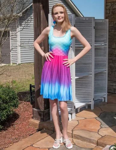 Vista 69 de uideazone - Vestido de mujer sin mangas cuello redondo de verano, para playa, casual, Midi línea A.