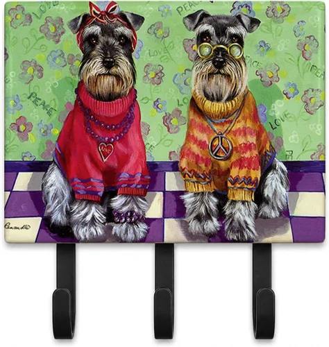 Vista 40 de Caroline's Treasures Bichon Frise Sisters - Ganchos para correa o llavero, multicolor