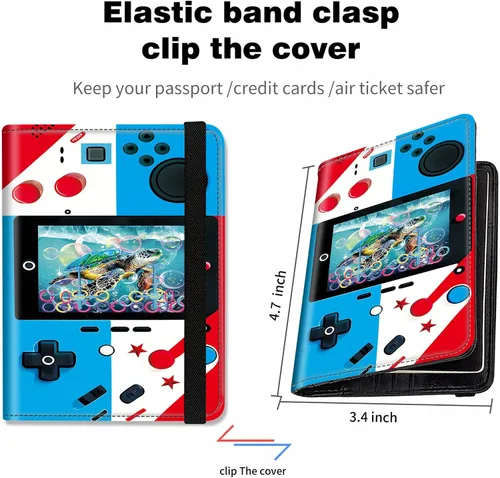 Vista 3 de RYUITHDJP Funda para tarjetas de crédito con RFID Block-1-A, Jugador de juegos para niños, Casual
