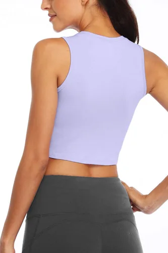 Vista 2 de Sanutch - Tops de entrenamiento para mujer, corte ajustado