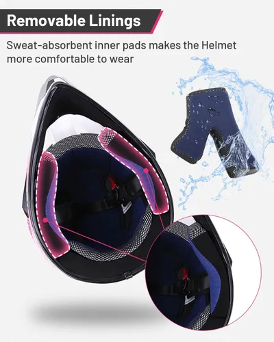 Vista 4 de Conjunto de casco de motocross y armadura corporal para jóvenes, equipo de seguridad de motocross ATV de 4 a 14 años con gafas, guantes, rodilleras