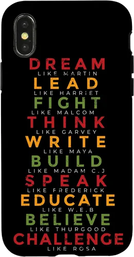 Vista 5 de iPhone 16 African American Men Women Kids Black History Month Case