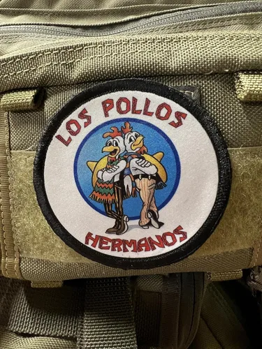 Vista 5 de Parche de Morale Los Pollos Hermanos. Hecho en los Estados Unidos!
