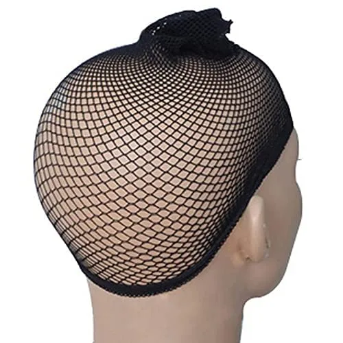 Vista 7 de ANOGOL Gorro de pelo + 31.5 in32 pulgadas, peluca amarilla rizada para anime, cosplay, mujer, peluca larga rubia con flequillo, cabello amarillo