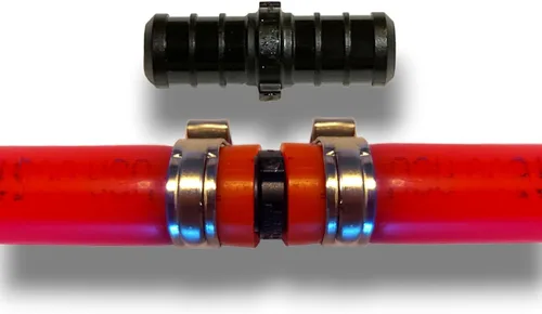 Vista 3 de PEX - Paquete de 60 camisetas, acoplamientos y codos de 1/2 pulgada, accesorios de polietileno PPSU Crimp Pex (F2159) con codos (20 unidades)
