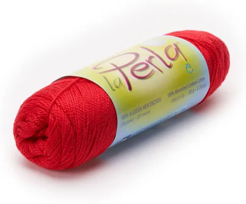 Vista 53 de LA Perla de Omega - Hilo Perle 100% algodón mercerizado ideal para ganchillo fino - Color: 01 - Blanco 601