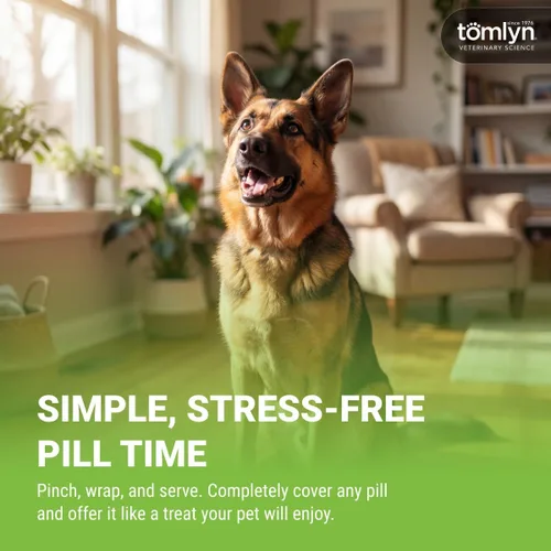 Vista 5 de TOMLYN Pill-Masker - Pasta aromatizada de tocino original para perros y gatos, 4 onzas