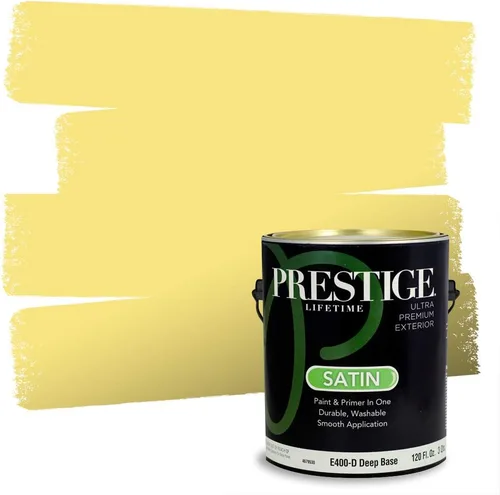 Vista 37 de PRESTIGE Pinturas de pintura exterior e imprimación en uno, 1 galón, plano, combinación comparable de Benjamin Moore* Pila de heno