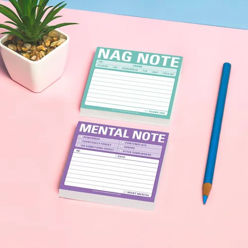 Vista 5 de 1 unidad de notas adhesivas Knock Knock para notas mentales, libretas de lista de tareas, cada una de 7,62 x 7,62 cm