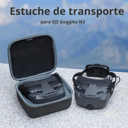 Vista 2 de Estuche de transporte para gafas N3, estuche de almacenamiento portátil para gafas DJI N3, accesorios