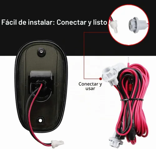 Vista 5 de Tresound Luces ámbar de marcador de techo de cabina para camionetas Dodge Ram 1500 2500 3500 2003-2016 con arnés de cable