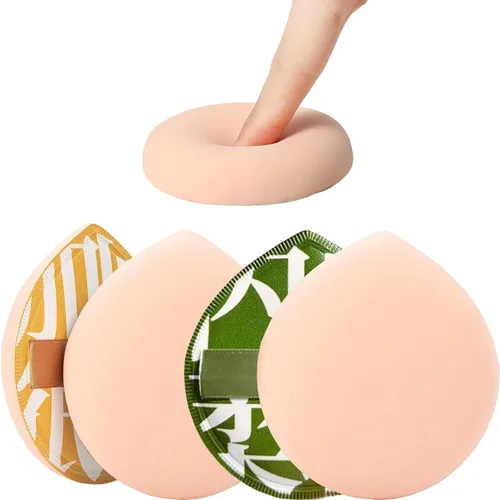 Vista 8 de 2 esponjas de maquillaje, esponjas de maquillaje con asas, estuches de maquillaje para cremas y polvos de base (hongo A)